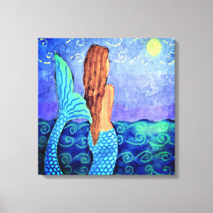 Toile Regarder la peinture numérique Abstraite du solei