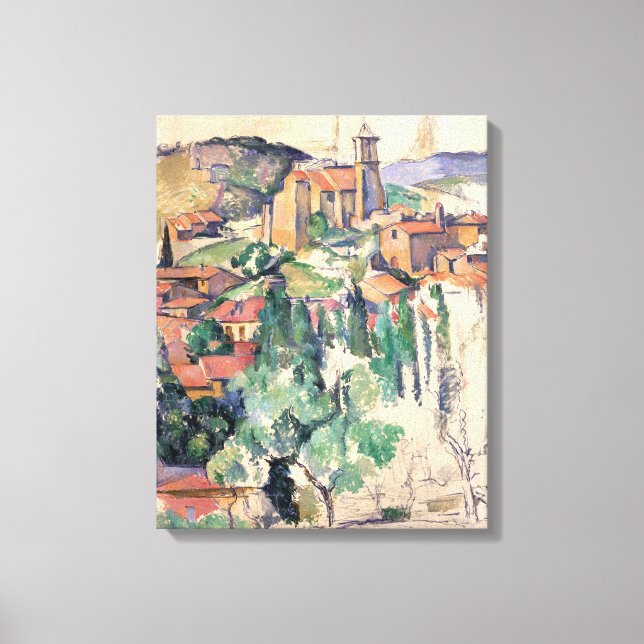 Toile Regardez Gardanne - Paul Cezanne - c1885 (Recto)