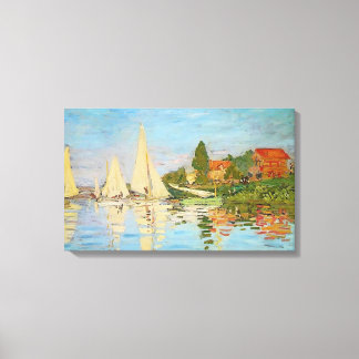 Toile Regatta à Argenteuil par Claude Monet