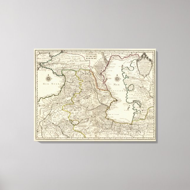 Toile Région de la mer Caspienne (Recto)