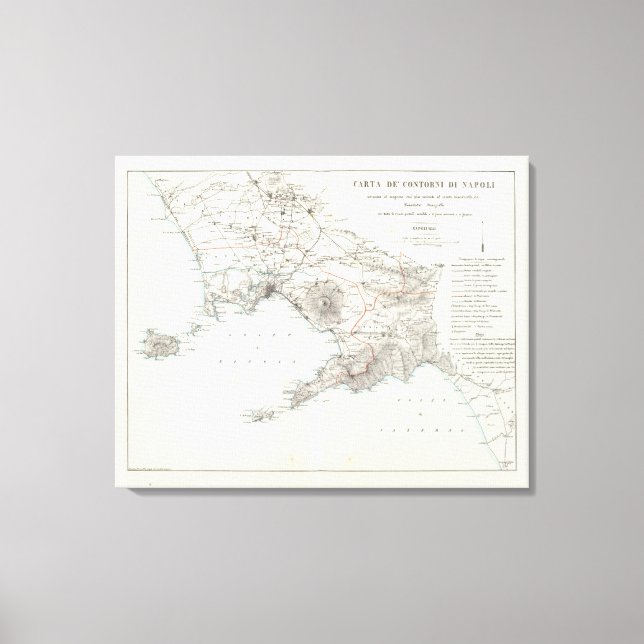 Toile Région de Naples Italie (Recto)
