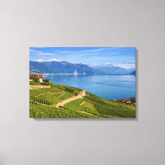Toile Région du Lavaux, Vaud, Suisse (Recto)