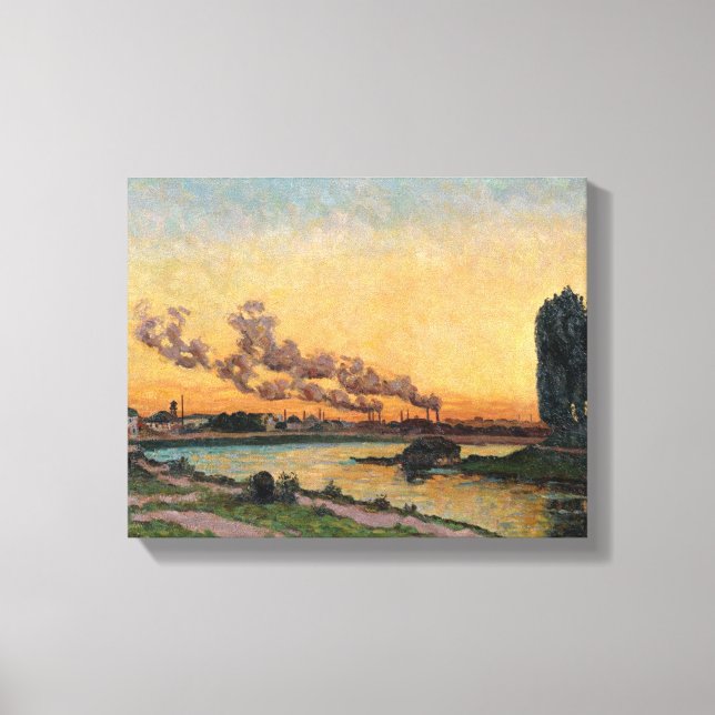 Toile Réglage du soleil à Ivry, c.1872-73 (Recto)