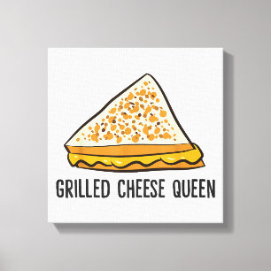 Toile Reine de Fromage Grillé Drôle Fromage Grillé