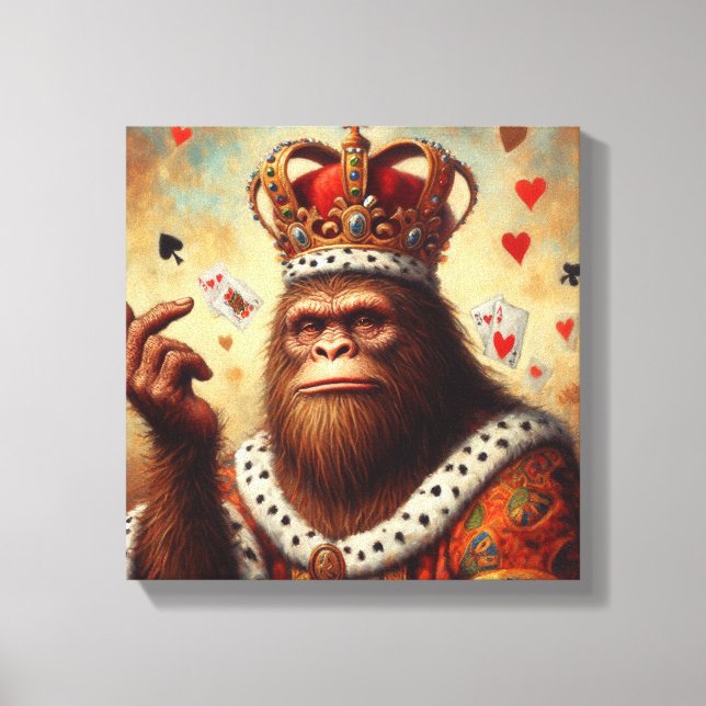 Toile Reine des Coeurs de Bigfoot (Recto)