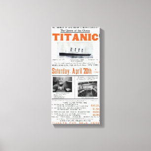 Toile Reine Titanic de l'Océan - White Star Line