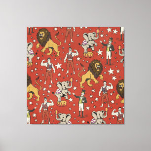 Toile Rejoignez le motif cirque