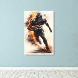 Toile Relentless Rush – Power Football Canvas Print
