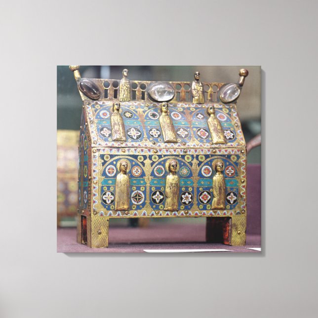 Toile Reliquary Chasse, Limoges, c.1200-50 (Recto)