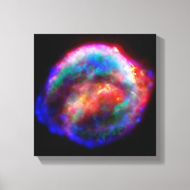 Toile Rémanent de supernova de Kepler Photo de la NASA H (Recto)