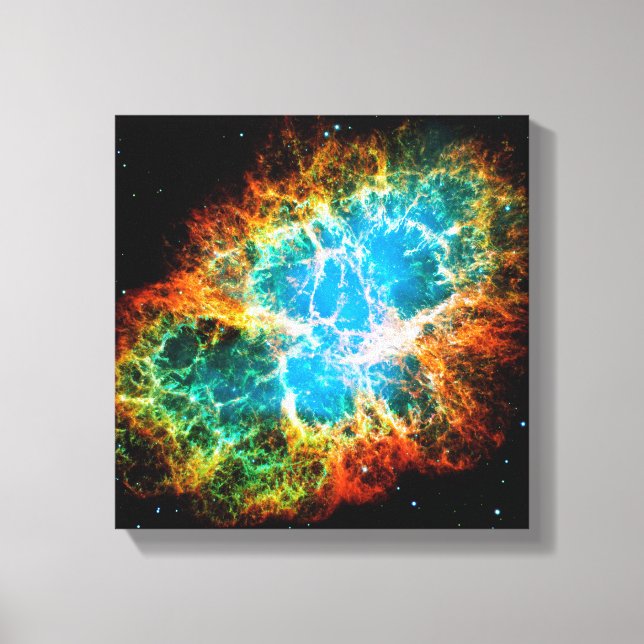 Toile Rémanent de supernova de la nébuleuse du Crabe pho (Recto)