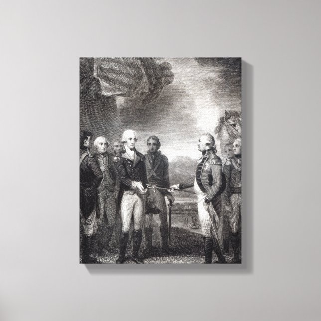 Toile Remise de Lord Cornwallis à Yorktown, 1781 (Recto)
