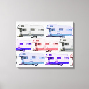 Toile Remorque Voyage Vintage