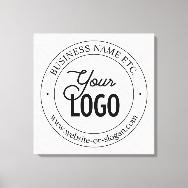 Toile Remplacement et personnalisation faciles du logo | (Recto)