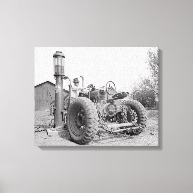 Toile Remplissage du tracteur, 1940 (Recto)