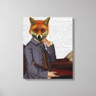 Toile Renard avec Flûte