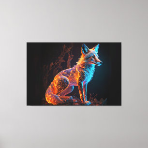 Toile Renard de givre