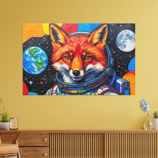 TOILE RENARDS DE L'ESPACE