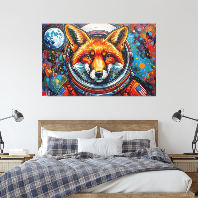 TOILE RENARDS DE L'ESPACE 3 (Insitu(Chambre))