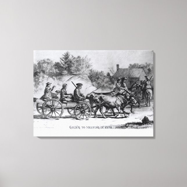 Toile Rencontre en 1776, 1876 (Recto)