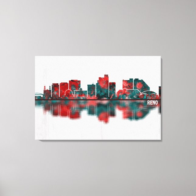 Toile Reno Nevada Skyline (Recto)