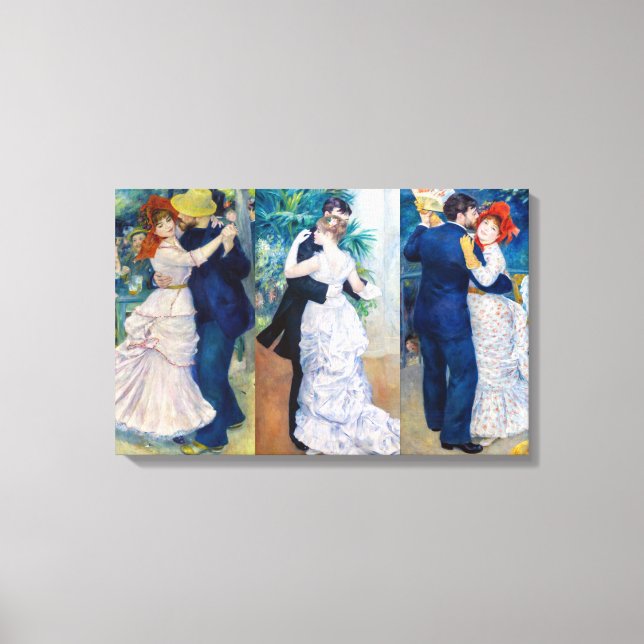 Toile Renoir - Dance serie : Bougival, Ville & Pays (Recto)