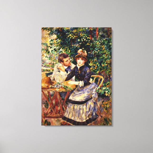 Toile Renoir - Dans le jardin (Recto)