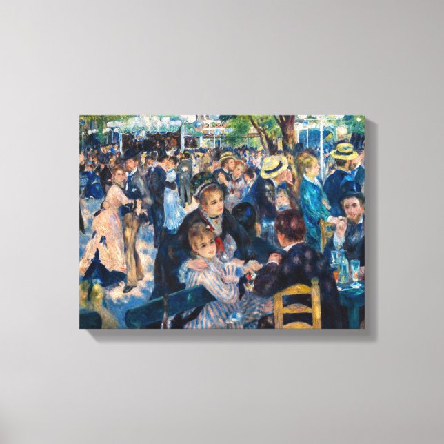 Toile Renoir - Danse au Moulin de la Galette (Recto)