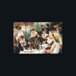 Toile Renoir : Déjeuner de la fête nautique<br><div class="desc">Une autre belle toile classique, où l'on peut déjeuner à bord d'un bateau, peint par l'impressionniste français Pierre-Auguste Renoir.</div>