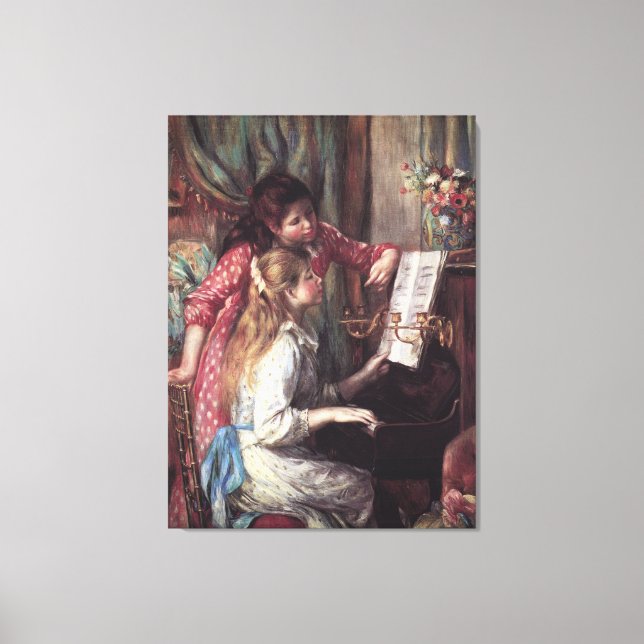 Toile Renoir : Girls at the Piano (Recto)