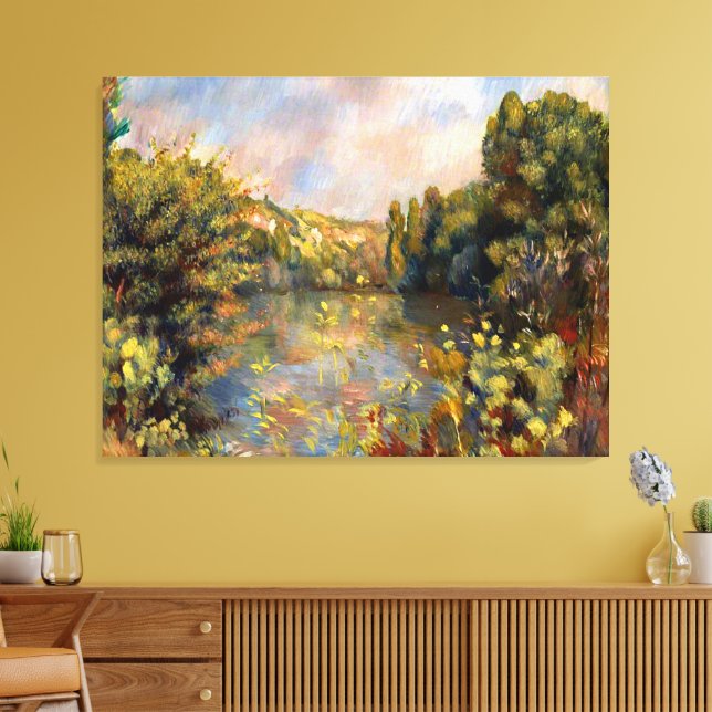 Toile Renoir - Lakeside, paysage (Insitu(Salon))