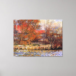 Toile Renoir - L'étang aux canards,