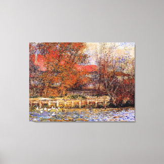 Toile Renoir - L'étang aux canards,