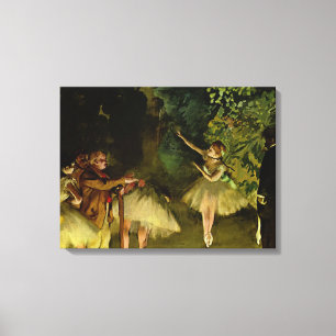 Toile Répétition de ballet - Edgar Degas - 1875