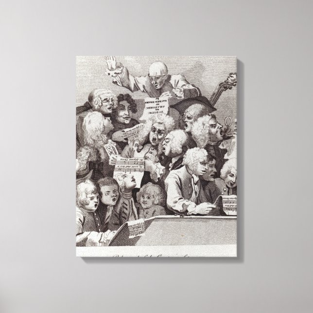 Toile Répétition de l'Oratorio de Judith, 1734 (Recto)