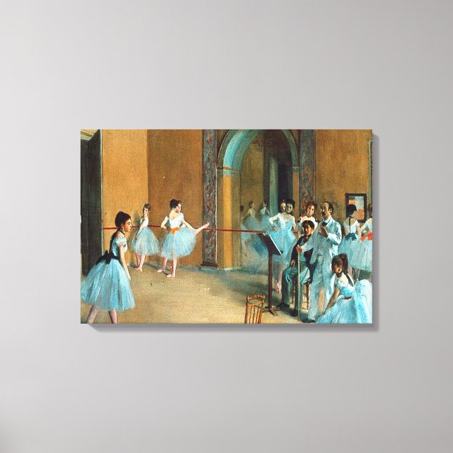 Toile Répétition sur le Foyer de l'Opéra La Rue (Recto)
