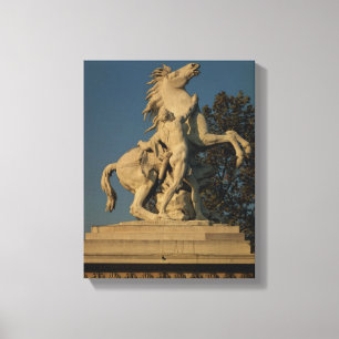 Toile Réplique de l'un des deux "Marly Horses" d'origine