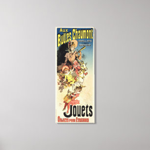 Toile Reproduction d'un GIF nouvelle année de publicit