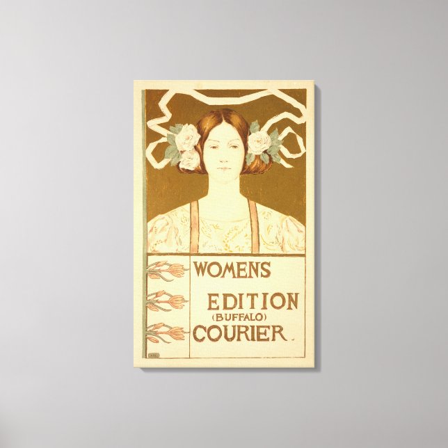Toile Reproduction d'une affiche faisant la publicité de (Recto)
