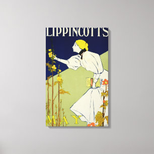 Toile Reproduction d'une affiche publicitaire de 'Lippin