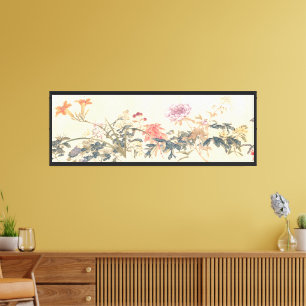 Toile Reproduction d'une peinture antique chinoise de fl