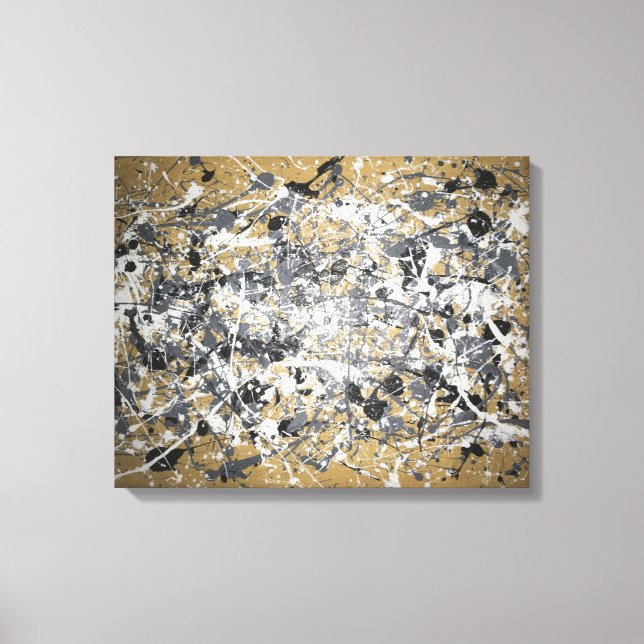 Toile Reproduction Pollock (Recto)