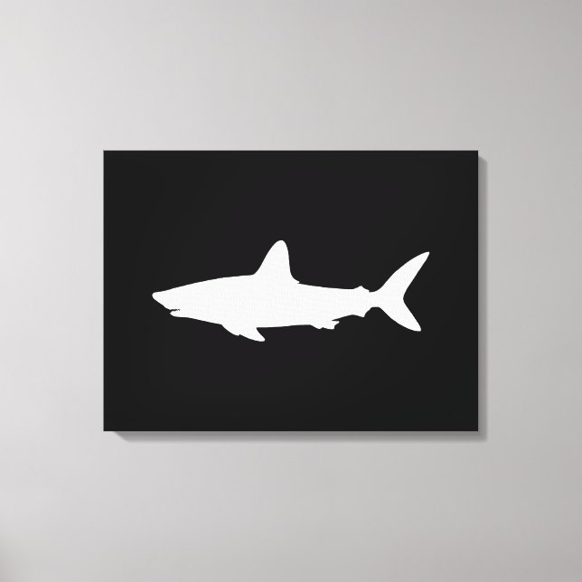 Toile Requin qui Nage (Recto)