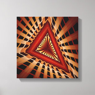 Toile Réseau Fantastique Moderne Fractal Graphique 3D