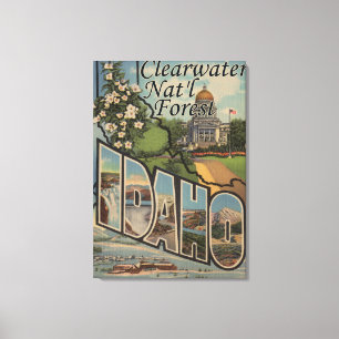 Toile Réserve forestière de Clearwater, Idaho
