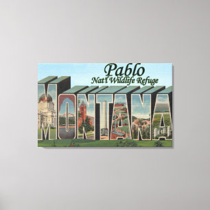 Toile Réserve nationale de Pablo, Montana