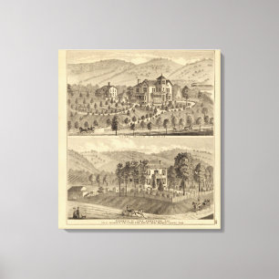 Toile Résidence de banlieue de Wheeling