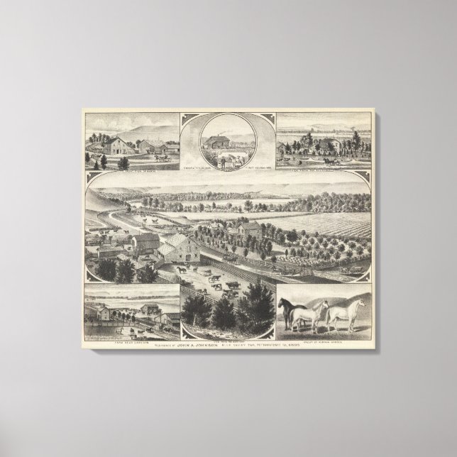 Toile Résidence Johnson, Pottawatomie Comté, Kansas (Recto)