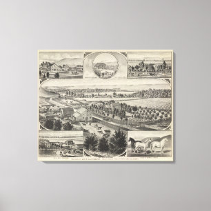 Toile Résidence Johnson, Pottawatomie Comté, Kansas