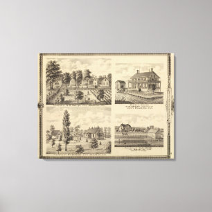 Toile Résidences en Linn et Desoto, Dallas Co, Iowa